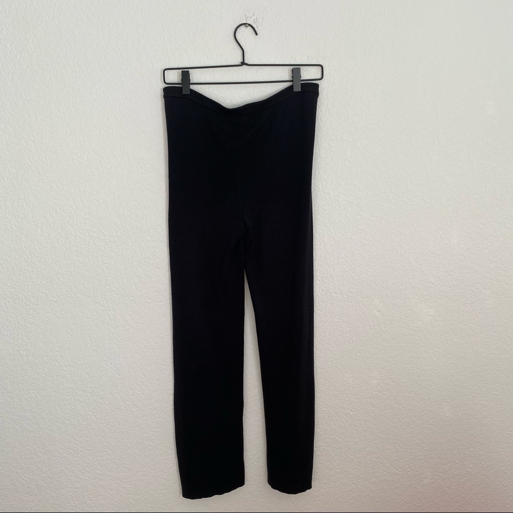 EILEEN FISHER Women’s PP Black Pull Up Trouser Silk Pant - Picture 2 of 9